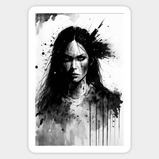 Navajo Ink Painting Sticker